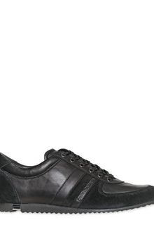 Dolce & Gabbana Australia Crust Leather Sneakers - Lyst