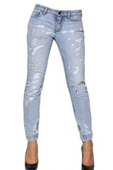 Dolce & Gabbana Pretty Destroyed Washed Stretch Jeans