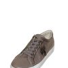 Dolce & Gabbana Messico Washed Leather Sneakers in Gray for Men (dove grey) - Lyst
