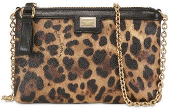 Dolce & Gabbana Miss Mini Leopard Printed PVC Bag - Lyst