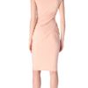 Donna Karan New York Cap Sleeve Drape Dress in Beige (flesh) - Lyst