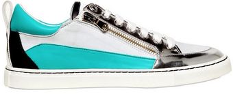 DSquared2 20mm Mirrored Leather Sneakers - Lyst