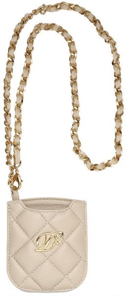 DSquared2 Quilted Leather Chain Blackberry Case - Lyst