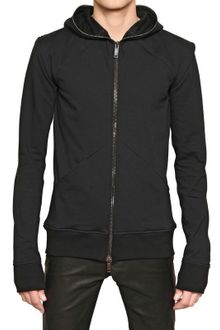 Gareth Pugh Stretch Fleece Hooded Vest Sweatshirt - Lyst