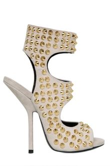 Giuseppe Zanotti Studded Suede Boot Sandals - Lyst