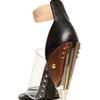 Givenchy 120mm Vinyl and Calfskin Sandals in Brown (black) - Lyst