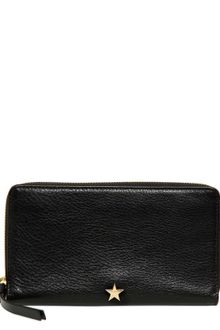 Givenchy Metal Star Leather Zip Around Wallet - Lyst
