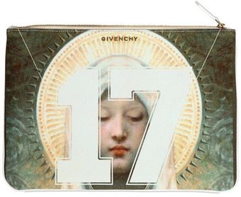 Givenchy Madonna 17 Printed Canvas Big Pouch Bag - Lyst
