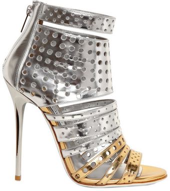 Jimmy Choo Malika Metallic Leather Boots - Lyst