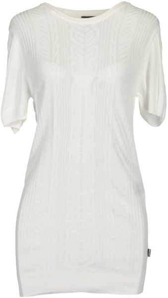 Just Cavalli Short Sleeve Sweater - Lyst