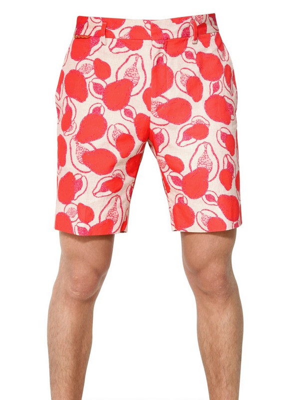 cotton canvas shorts