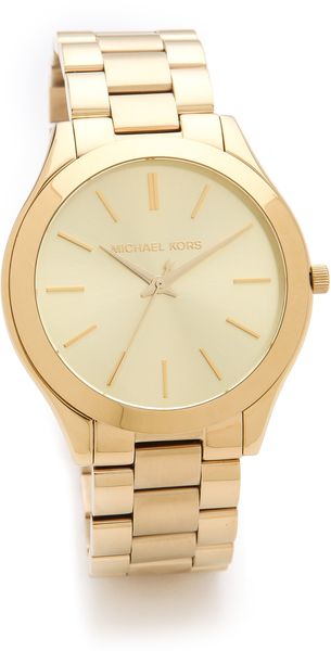 Michael Kors Slim Runway Watch - Lyst