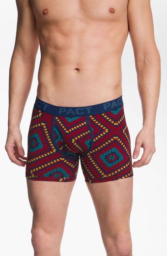 Pact Crochet Print Boxer Briefs - Lyst