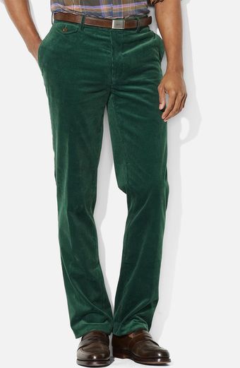 Polo Ralph Lauren Preston Flat Front Corduroy Pants - Lyst