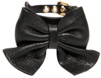 RED Valentino Nappa Leather Bow Bracelet - Lyst