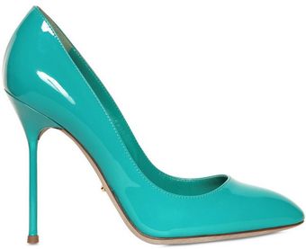 Sergio Rossi 110mm Kiki Patent Leather Pumps - Lyst