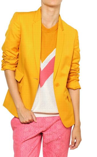 Stella McCartney Viscose Dry Suiting Jacket - Lyst