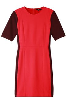 Tibi Ponte Color Block Dress - Lyst