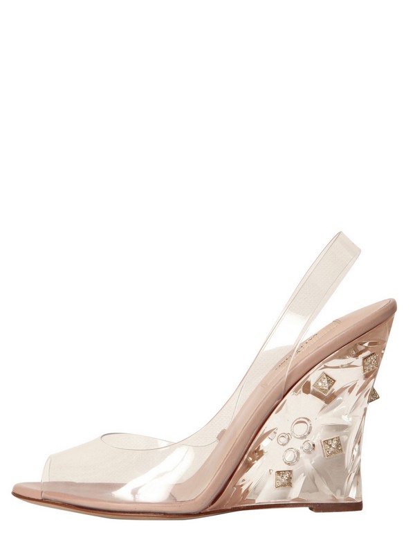 valentino transparent sandals