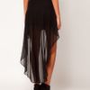 Asos Collection  Skirt with High Low Hem in Black - Lyst