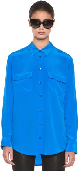 electric blue blouses