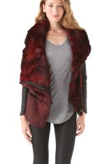 Helmut Lang Flux Fur Moto Jacket