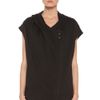 Helmut Lang  Soft Sweatshirt Hood Vest  in Black - Lyst