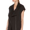 Helmut Lang  Soft Sweatshirt Hood Vest  in Black - Lyst