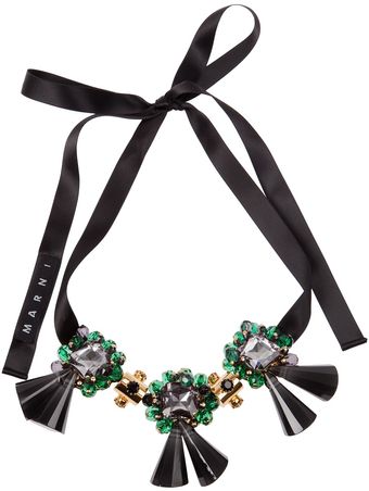 Marni Ribbon Tie Necklace - Lyst