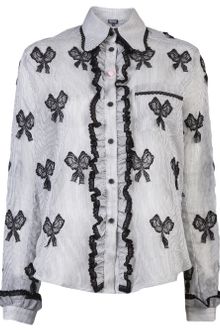 Meadham Kirchhoff Shirt with Lace - Lyst