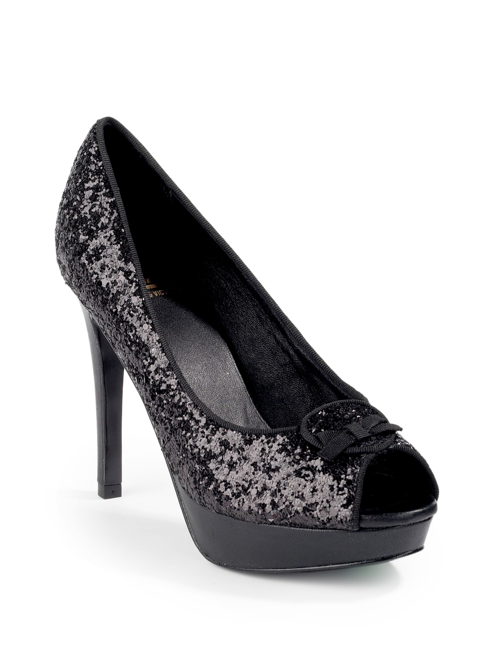 black sparkly pumps uk