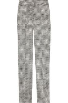 Stella McCartney Hamilton Printed Stretch Crepe Straight Leg Pants - Lyst