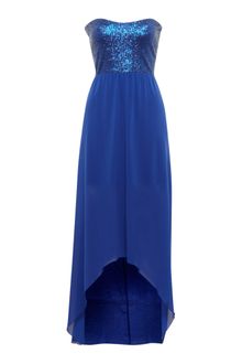 Therapy Sequin Bandeau Dress with Elipse Hem - Lyst
