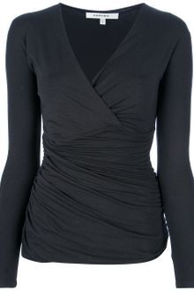 Carven Asymmetric Wrap Top - Lyst