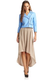 Cut 25 By Yigal Azrouel Silk Hilo Maxi Skirt - Lyst