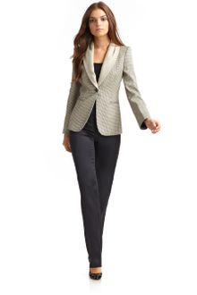 Giorgio Armani Organza Collar Jacket - Lyst