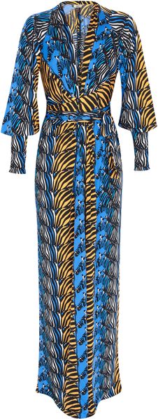 Issa Print Jersey Gown - Lyst