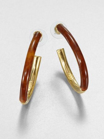 Kara Ross Split Hoop Earrings2 - Lyst