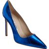 Manolo Blahnik Metallic Stamped Bb in Blue - Lyst