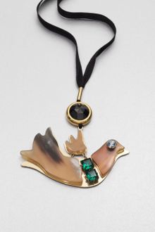 Marni Bird Pendant Necklace - Lyst