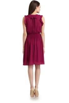 Rebecca Taylor Ruffled Dress - Lyst