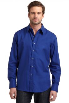 Robert Graham Woven Cotton Dobby Buttondown Shirt - Lyst