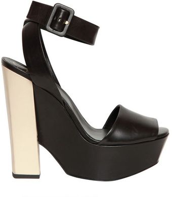 Roger Vivier 130mm Two Tone Calfskin Sandals - Lyst