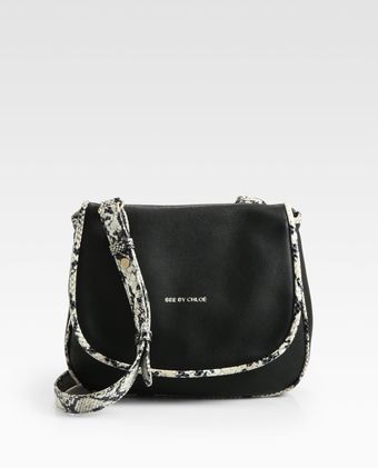 See By Chloé April Mixed Media Crossbody - Lyst