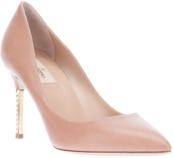 Valentino Metal Stiletto Pump - Lyst