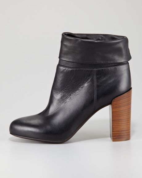 vince black ankle boots