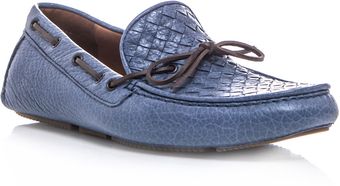 Bottega Veneta Intrecciato Woven Car Shoe - Lyst