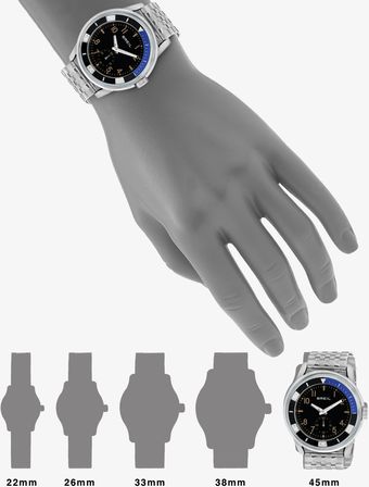 Breil Miyota Multifunction Stainless Steel Watch - Lyst