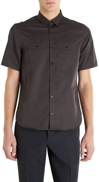 Burberry Prorsum Short Sleeve Shirt - Lyst