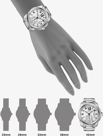 Cartier Calibre De Cartier Stainless Steel Automatic Watch - Lyst